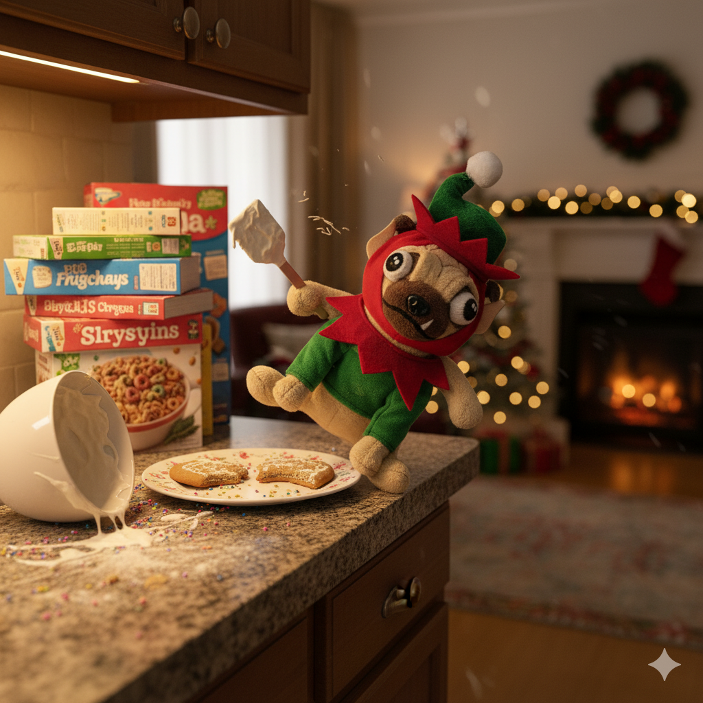 Milky The Naughty Elf Bag Charm